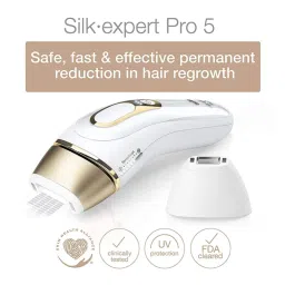 Braun IPL Hair Removal, Silk Expert Pro 5 PL5137, Permanent Reduction in Hair Regrowth Body & Face image 5