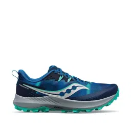 Saucony Men's Peregrine 14 Navy Running Shoes image 1
