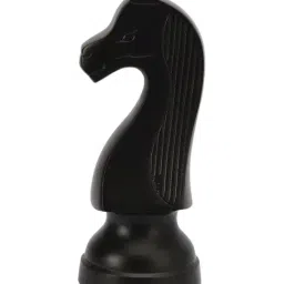 De Maison Decor Black Aluminium Antique Chess Horse Over-Size image 2
