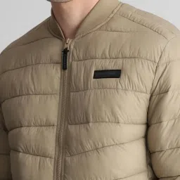 Jack & Jones Light Brown Regular Fit Bomber Jacket image 5