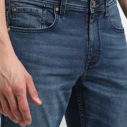 Jack & Jones Dark Blue Slim Fit Low Rise Jeans image 5