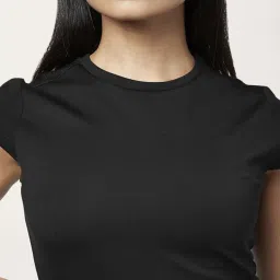 Annabelle by Pantaloons Black Shift Dress image 5