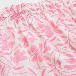 Anubhutee Pink Cotton Floral Print Shirt With Pyjamas image 5