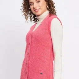 Duke Pink Self Pattern Cardigan image 3