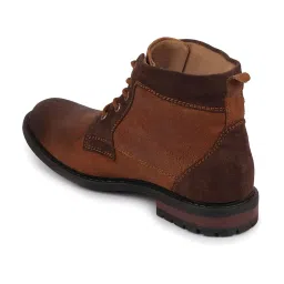 Fausto Men's Tan Derby Boots image 5