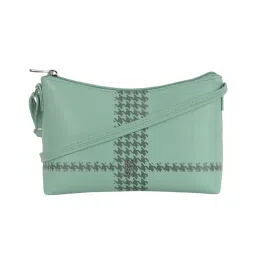 Baggit Green Printed Large Cross Body Bag image 1
