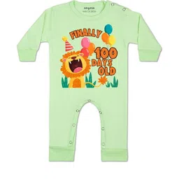 arvesa 100 Days Birthday Printed Baby Rompers-picture-11