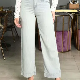 Odette Blue Plain Mid-Rise Jeans image 1