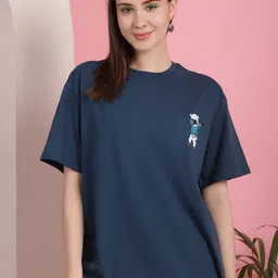 Dreambe Women Printed T-shirt image 5