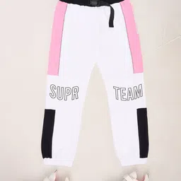 Pantaloons Junior Girls Printed Pure Cotton Mid Rise Joggers-picture-24