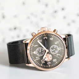 STRAND by Obaku S714GMVBMB Monroe Chronograph  Watch for Men image 5