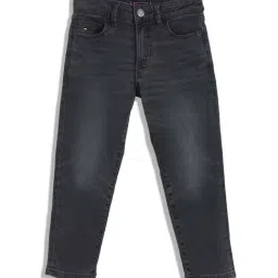 TOMMY HILFIGER Boys Blue Rayon Solid Jeans-picture-38