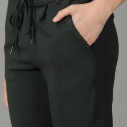 SHOWOFFFF Green Regular Fit Mid Rise Trackpants image 5