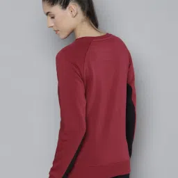 ALCIS Maroon Round Neck Sweatshirt image 2