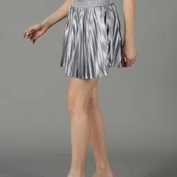 showoffff SHOWOFF Grey Mini Skirt image 3