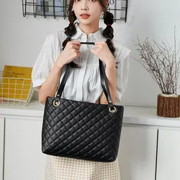 CORSICA Textured PU Structured Handheld Bag with Quilted-picture-24