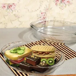 Duralex 'Ovenchef' Transparent Glass Rectangular Roaster - Set of 3 image 1