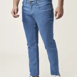 YU by Pantaloons Indigo Cotton Slim Fit Jeans image 3