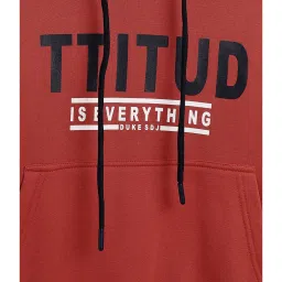 Duke Kids Rust Graphic Print Full Sleeves Sweatshirt image 3