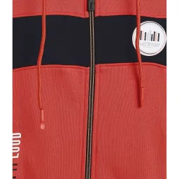 Duke Kids Orange Printed Full Sleeves Sweatshirt image 3