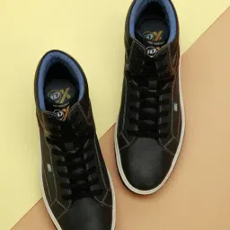 ID Men's Charcoal Black Ankle High Sneakers-picture-48