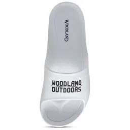 Woodland Men's White Slides image 3