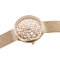 STRAND by Obaku S700LXVVMV-DTG Tangle Roses Analog Watch for Women image 4