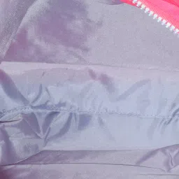 Bahama Crinkle Dark Pink Solid Medium Tote Handbags image 4