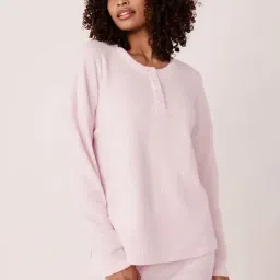 La Vie En Rose Lilac Self Pattern Sweatshirt-image-59