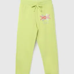 United Colors of Benetton Kids Girl's Printed Regular Fit Trackpants-picture-31