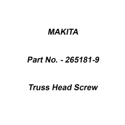 Makita Truss Head Screw UH6570 Size M5x20 mm, Part No 265181-9-picture-32