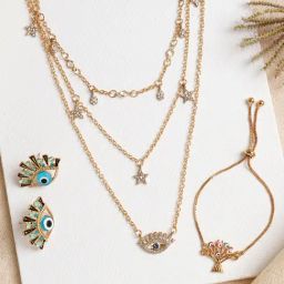 Joker & Witch Malocchio Jewellery Set-picture-31