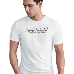 Seekbuylove Men Typography Printed Bio Finish T-shirt image 3