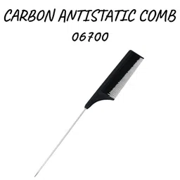 Adhvik Set Of 4 Carbon Fiber Antistatic Barber Comb image 4