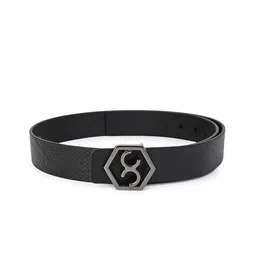 One8 Men Textured Leather Belt image 2