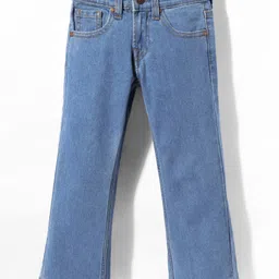 Pepe Jeans Cotton Blend Knit Full Length Solid Colour Jeans - Blue-picture-28
