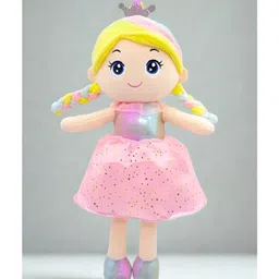 Tickles Cute Princess Queen Doll Soft Stuffed Plush for Kids Girls Birthday Gifts (Size: Length 45 cm Color: Pink)-image-8