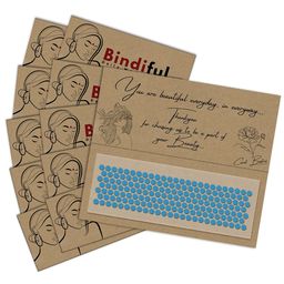 Comet Busters Set Of 10 Traditional Bindis - Turquoise Blue-picture-3