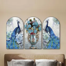 Livin'luxe Multicoloured MDF Other Wall Paintings image 4