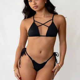 MON FASHION COLLECTION Halter Neck Swim Bikini Set-picture-38