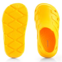 HOPPA SWEDEN Solid Slip Ons Perforated Clogs - Yellow image 4