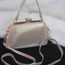 OSTY Textured Shoulder Strap Box Clutch-picture-20