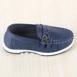 Pine Kids Slip On Formal Loafer Shoes - Navy Blue image 4