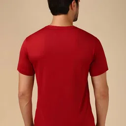 CASUALBUD Men Typography Printed Round Neck T-shirt image 2