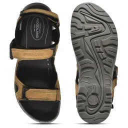 Woodland Men's Camel Floater Sandals image 5