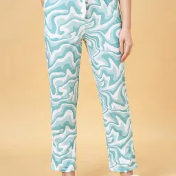 Dreamz by Pantaloons Blue Cotton Printed Pyjamas image 1