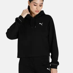 Puma Black Regular Fit Hoodie image 1
