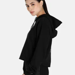 Puma Black Regular Fit Hoodie image 3