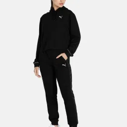 Puma Black Regular Fit Hoodie image 4