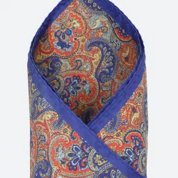 Allen Solly Blue & Red Printed Pocket Square image 1